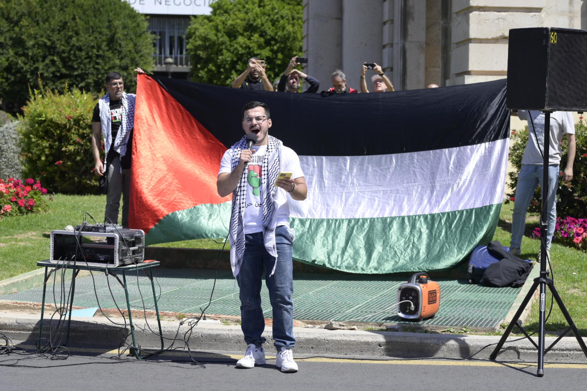 Detalle Mani Palestina Valencia 21 abril 24